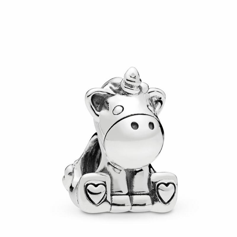 Pandora Bruno the Unicorn Charm Silver Egypt UQ9512304